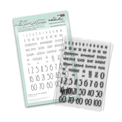 Polkadoodles Clear Stamps - All In The Numbers